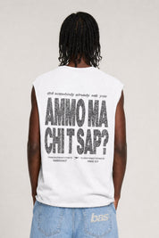 Tank "AMMO" CHI'T'SAP White/Glitter