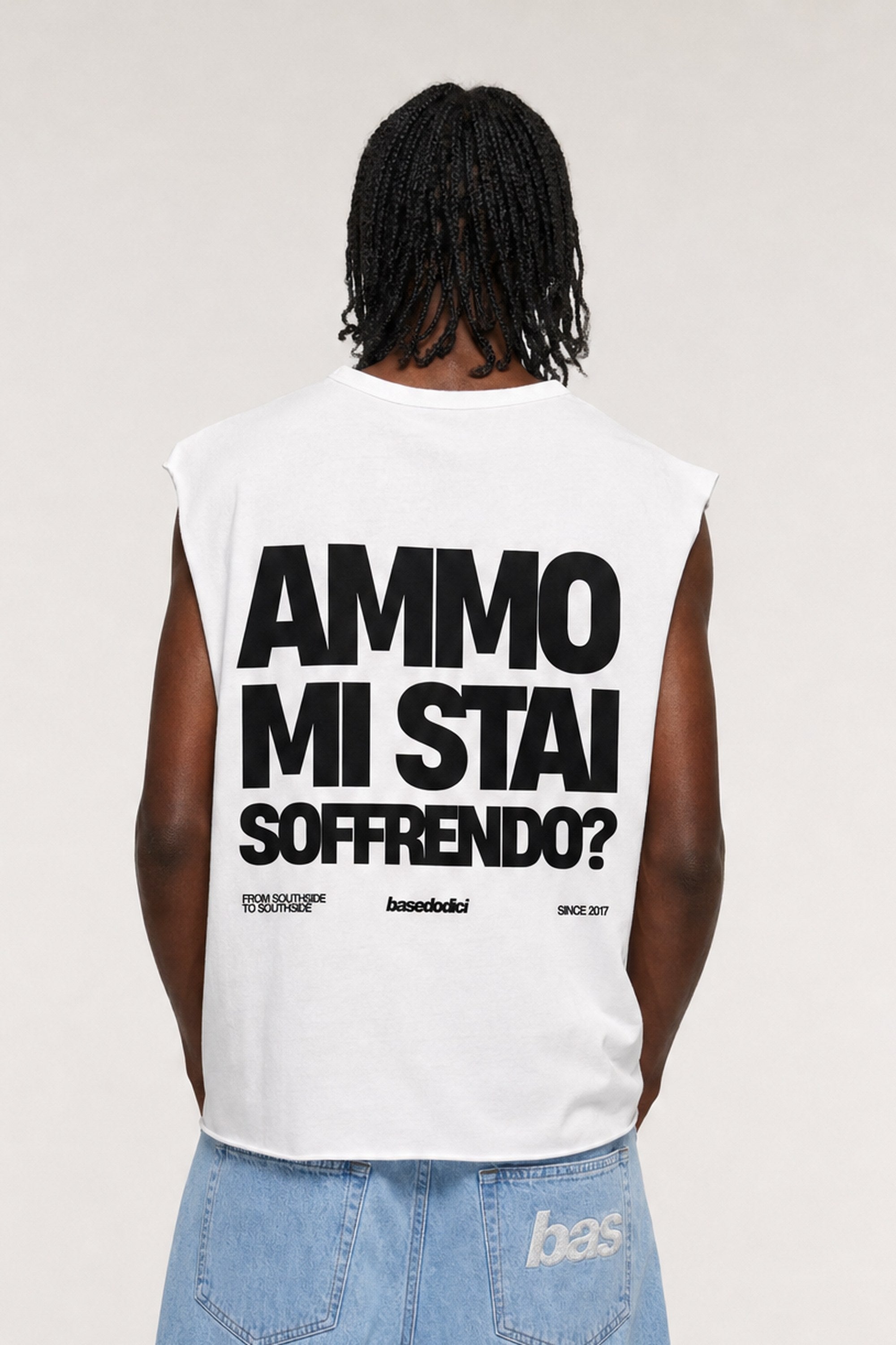 Tank "AMMO" MiStaiSoffrendo White/Black