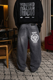 "WORLD TOUR" Work Denim Diplomatic Black Raw