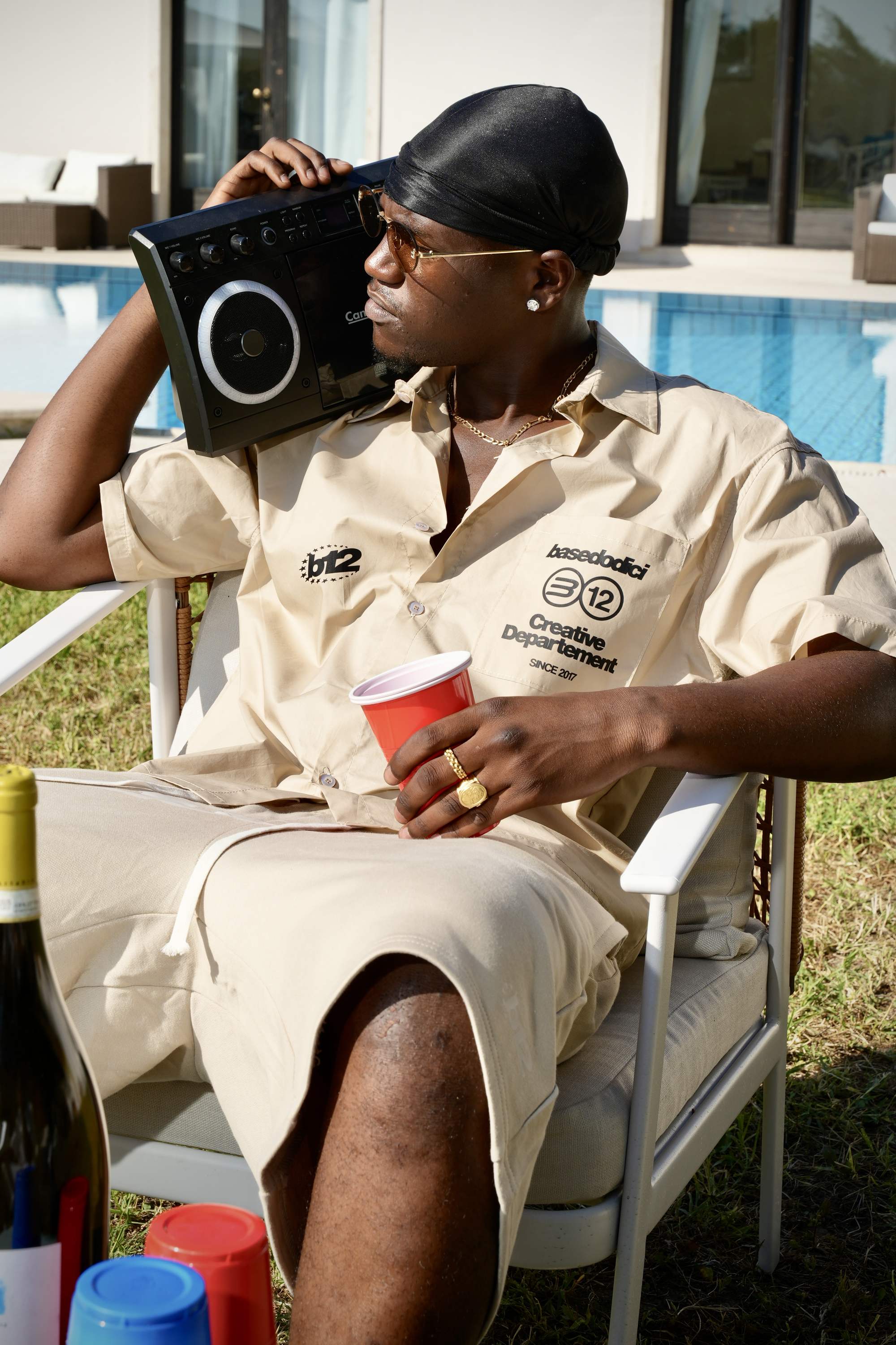 Shirt "SUMMER CLUB" Creative Dept Beige