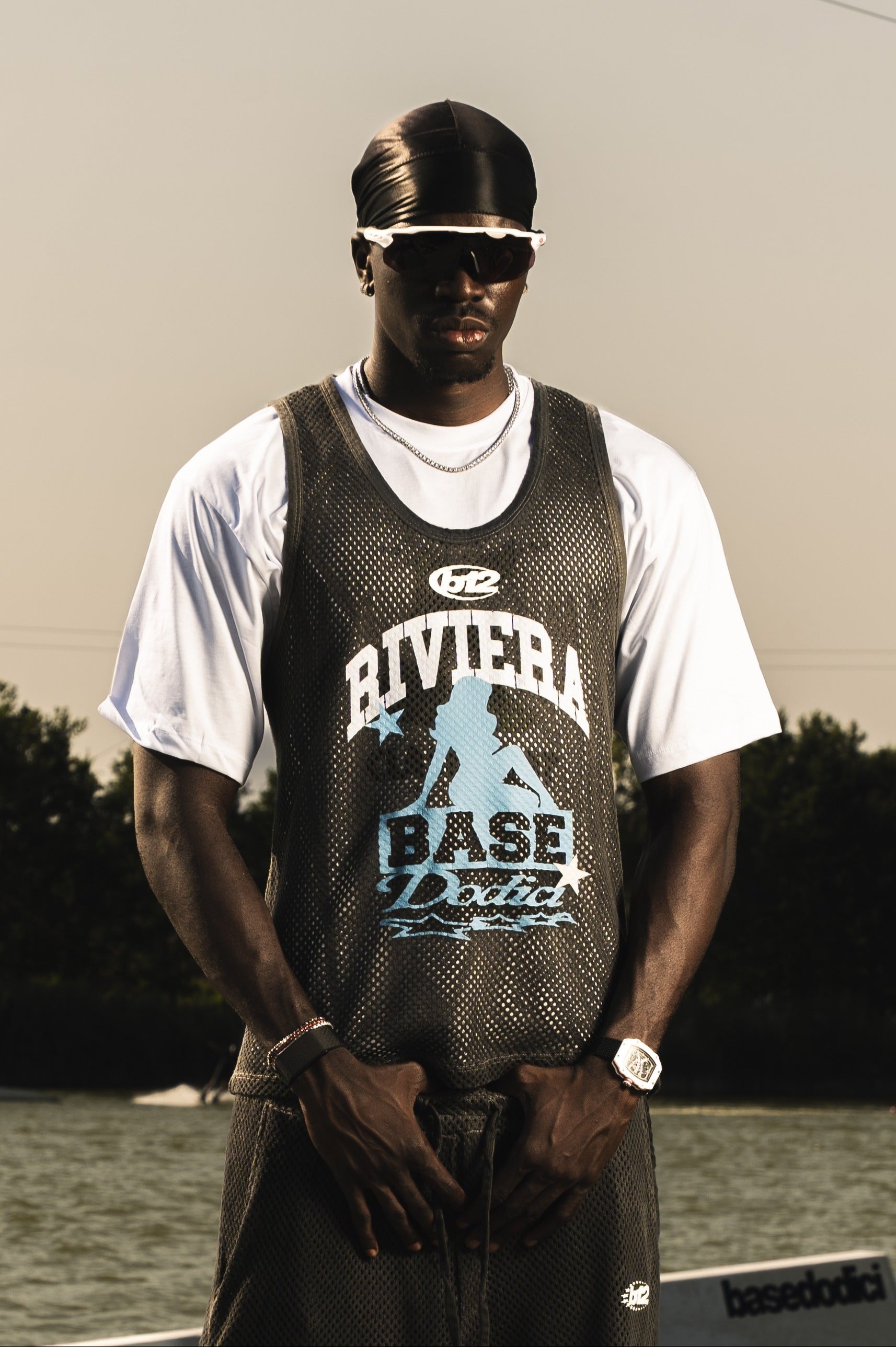 Tank Mesh "RIVIERA" Base Black