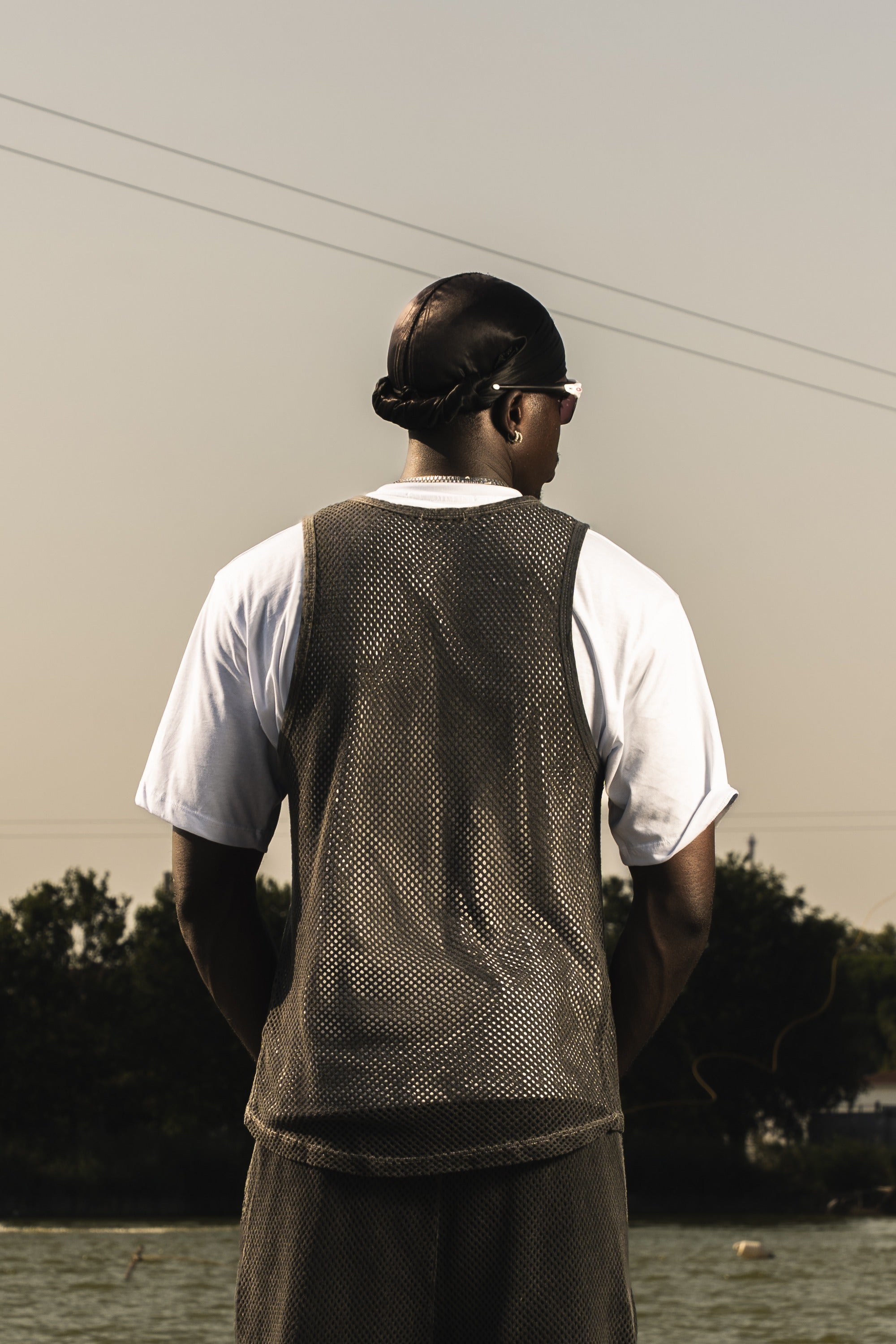 Tank Mesh "RIVIERA" Base Black