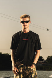 T-shirt "RIVIERA" Box Logo Black