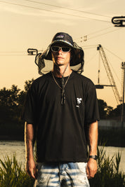 T-shirt "RIVIERA" Surf Black