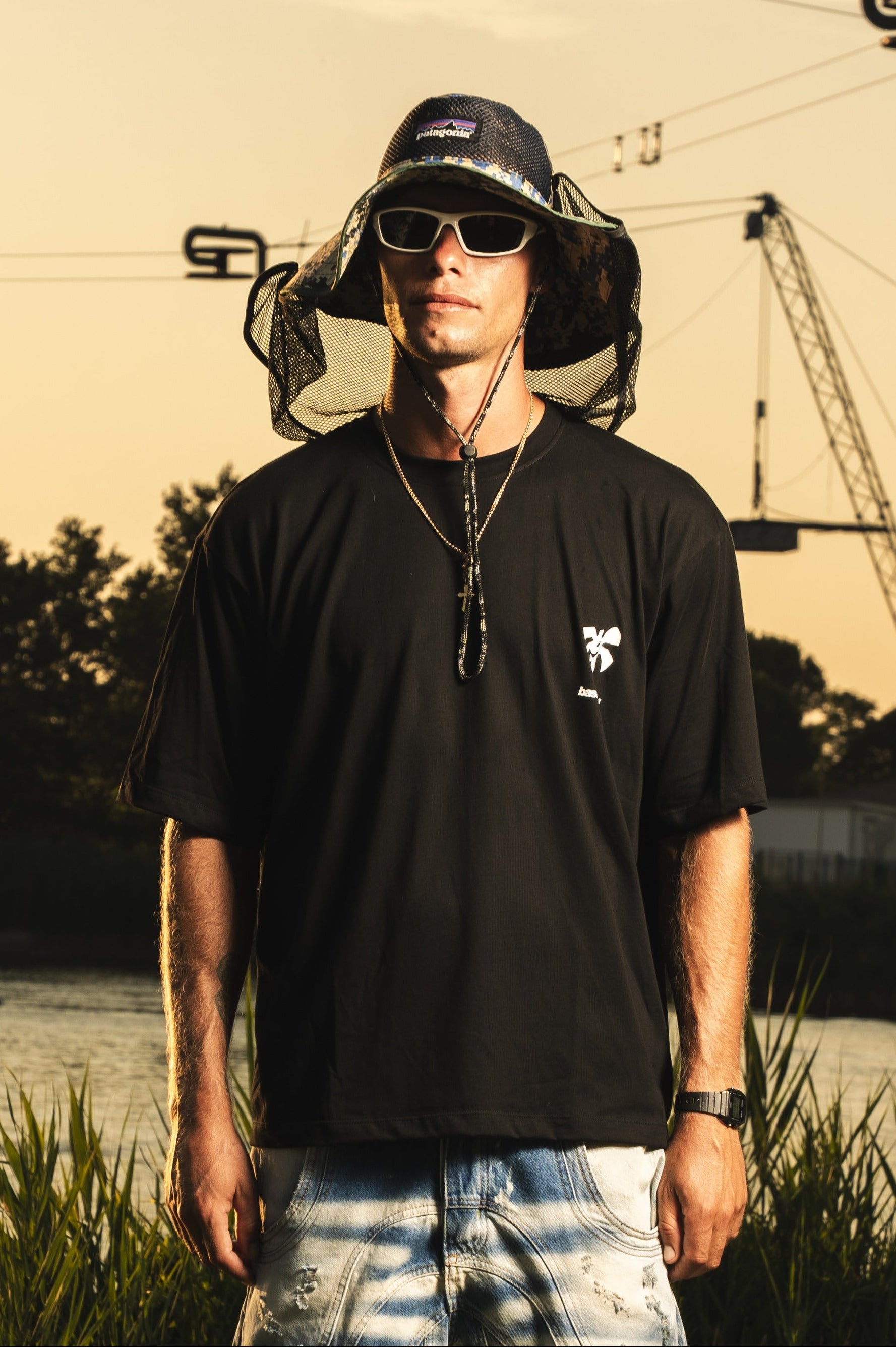 T-shirt "RIVIERA" Surf Black
