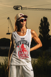 Tank Mesh "RIVIERA" Base White