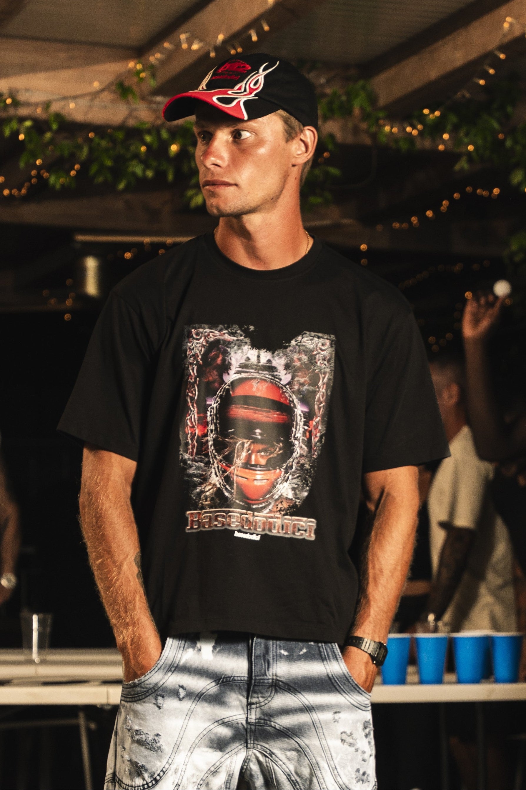 T-shirt "RIVIERA" Helmet Black