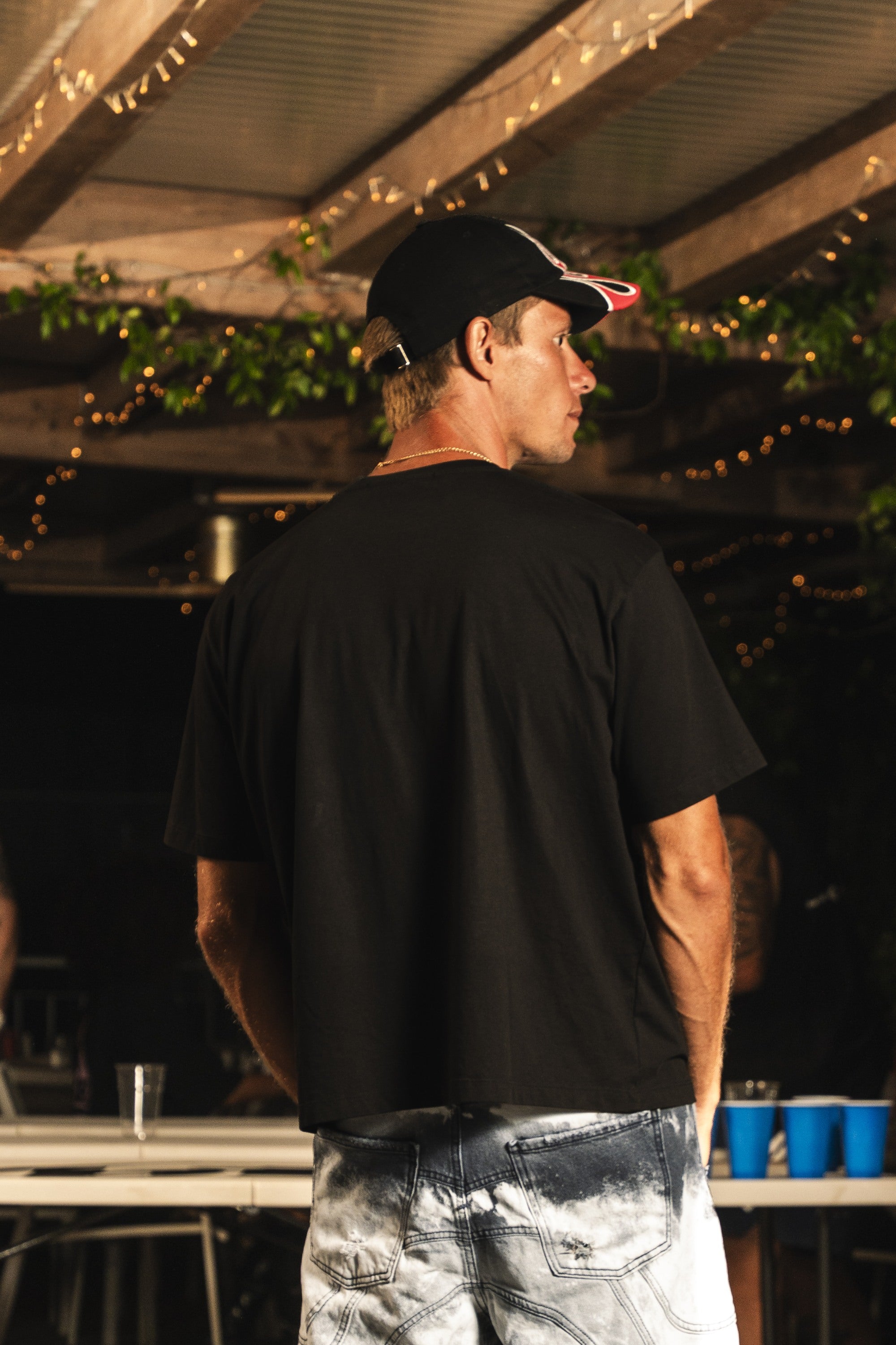 Cap "RIVIERA" Flame Logo Red/White