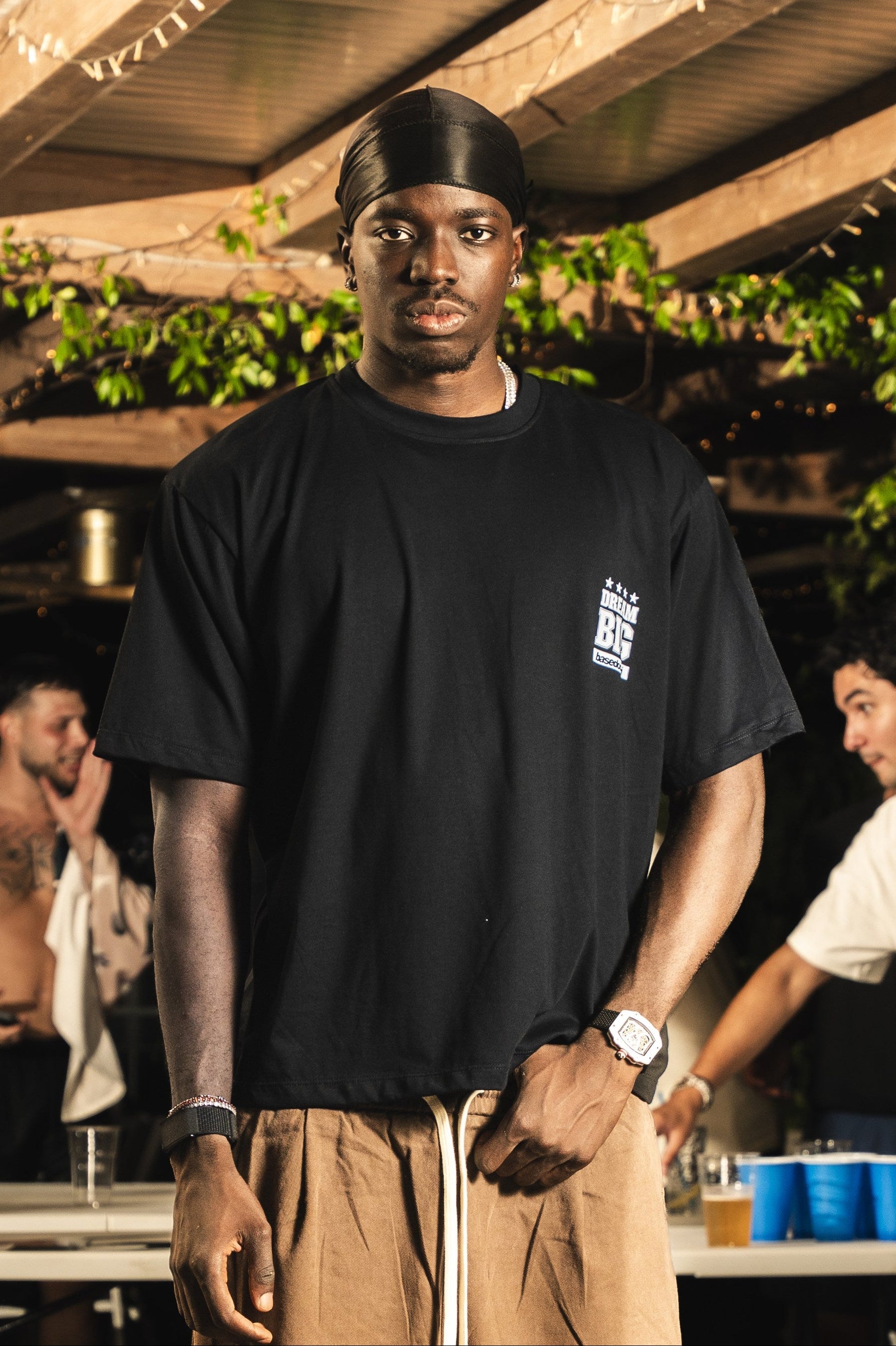 T-shirt "RIVIERA" Dream Big Black