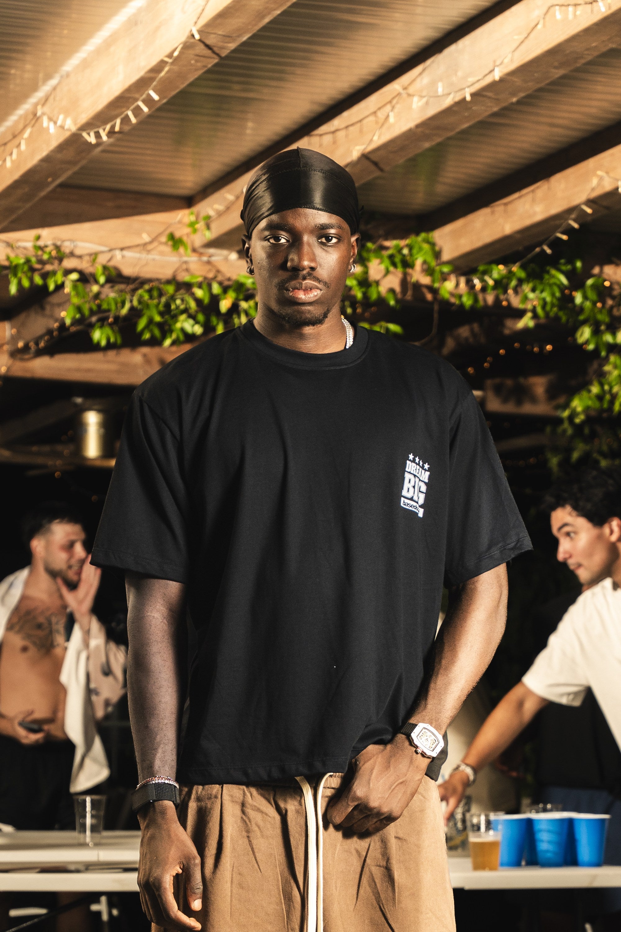 T-shirt "RIVIERA" Dream Big Black