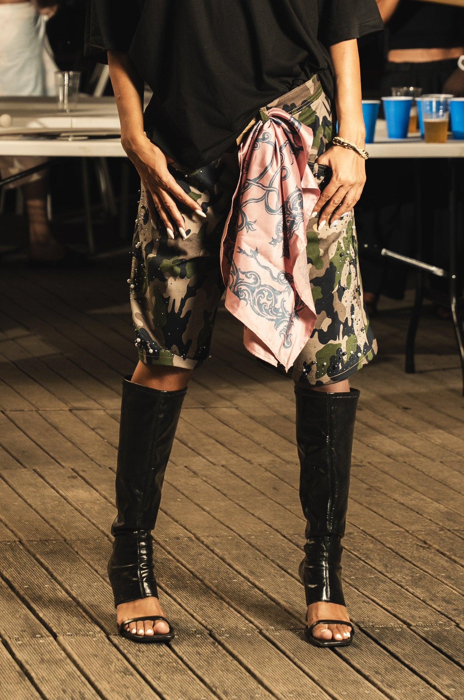 Jorts "RIVIERA" Camo