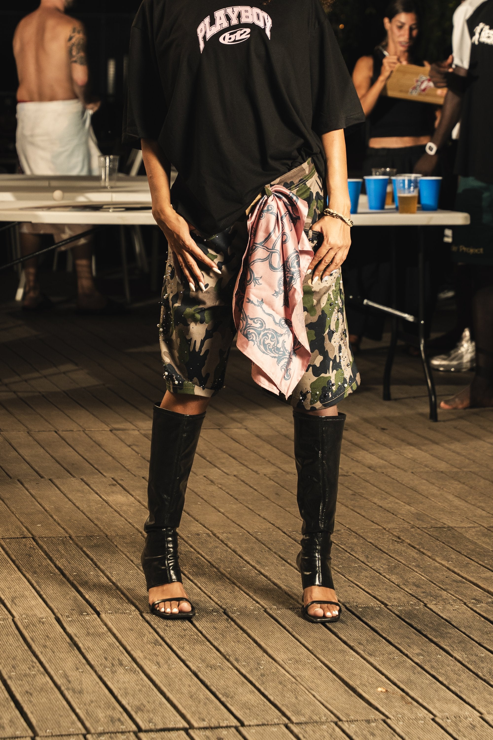 Jorts "RIVIERA" Camo
