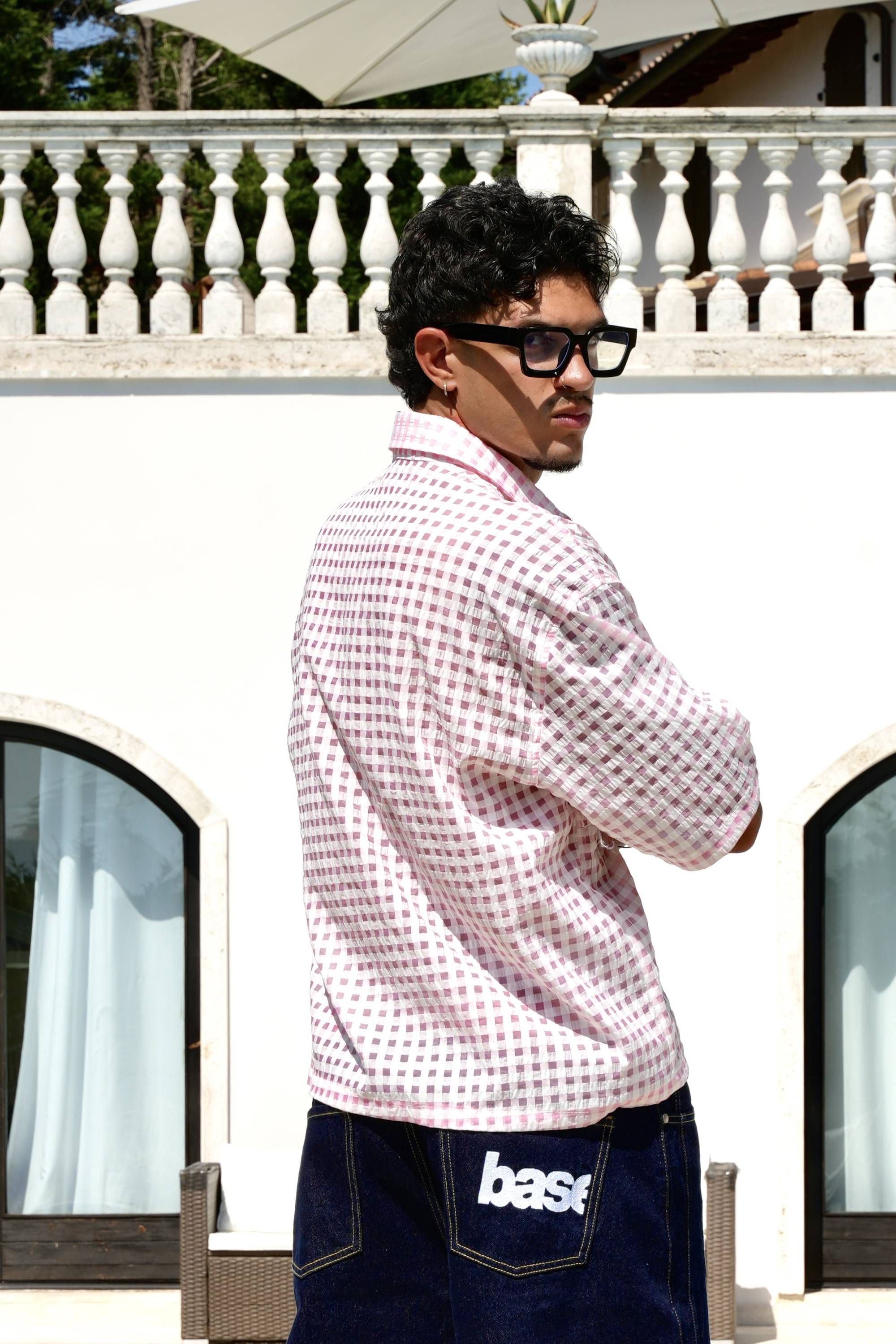 Shirt "SUMMER CLUB" Hungry Checked/Rose