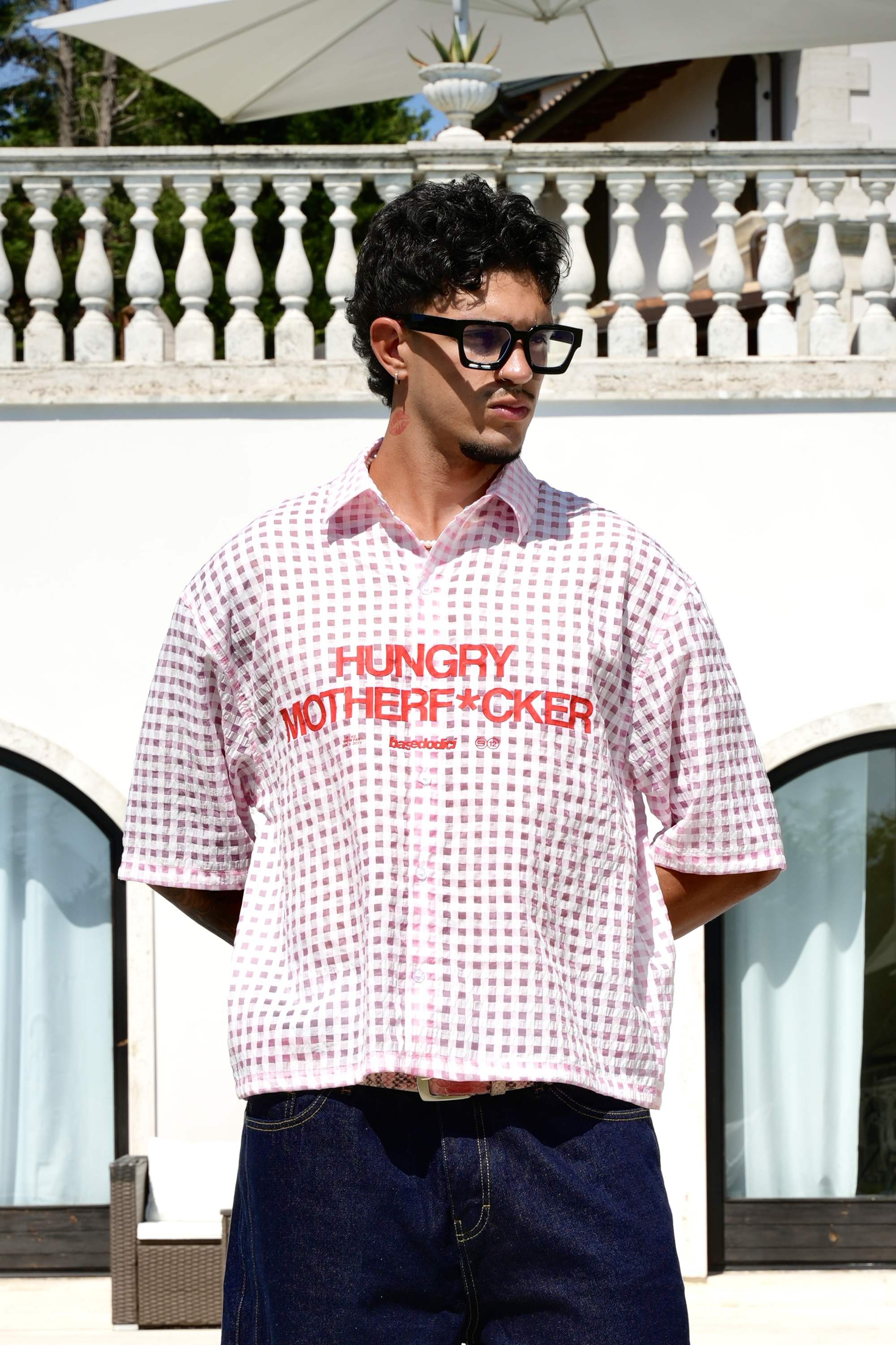 Shirt "SUMMER CLUB" Hungry Checked/Rose