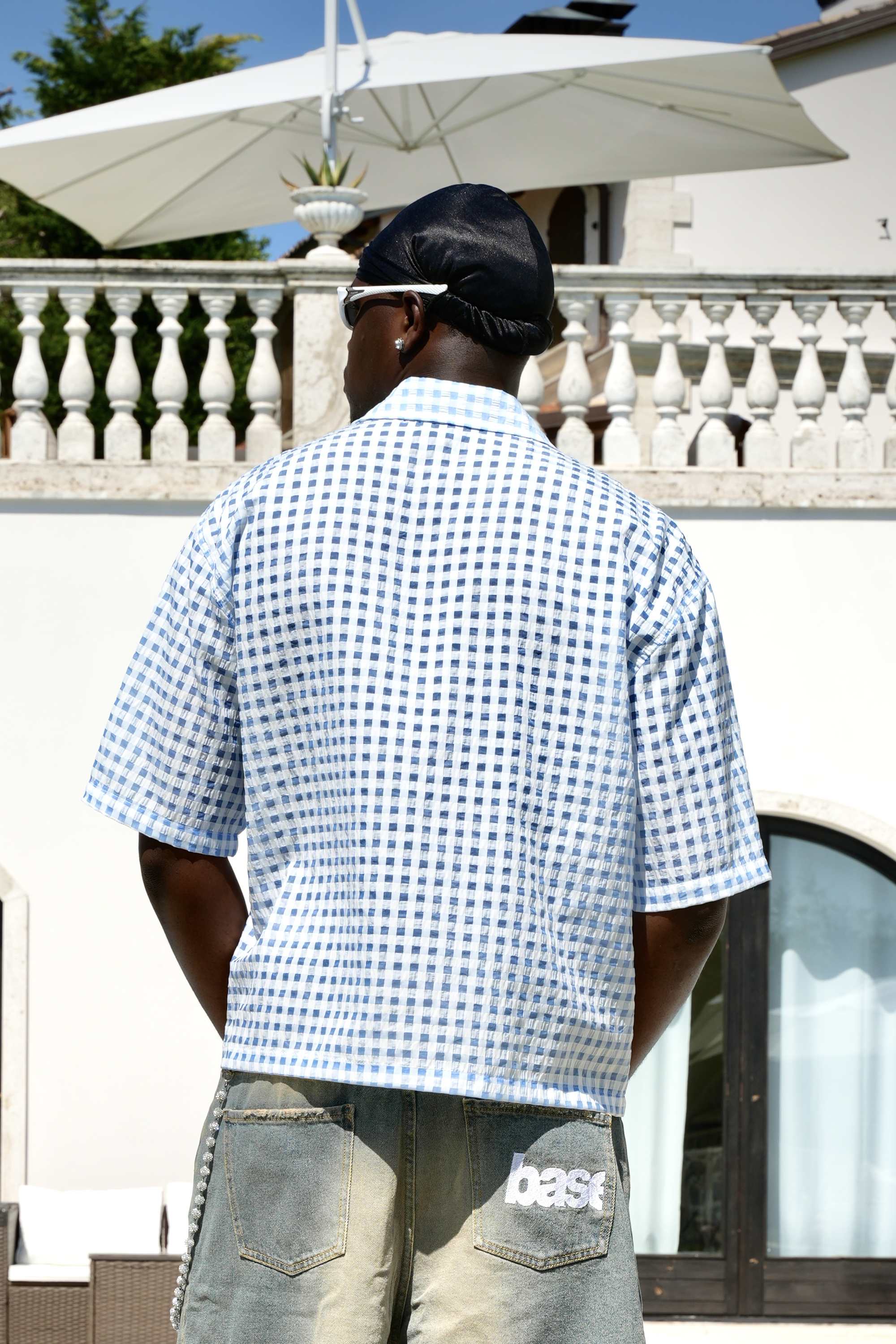 Shirt "SUMMER CLUB" Hungry Checked/Blue