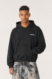Hoodie "4PLAYERS" Back 12 Black/CamoBlue