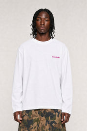Longsleeve "4PLAYERS" BackLogo 12 White/GlitterPink