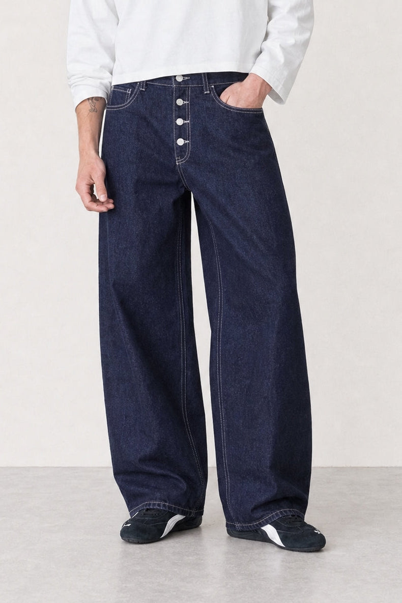 Bigall Denim "RUDEBOY LDN" Blue Raw