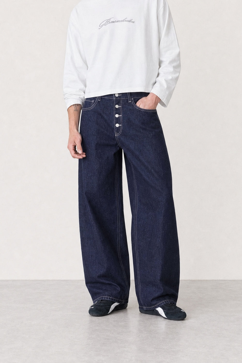 Bigall Denim "RUDEBOY LDN" Blue Raw