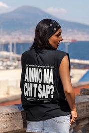 Tank "AMMO COUTURE" CHI'T'SAP Black/White