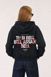 Hoodie "VIRAL EDIT" TU SI BELL BELL Black/Kiss
