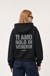 Hoodie "VIRAL EDIT" TiAmoVenerdì Black/Grillz