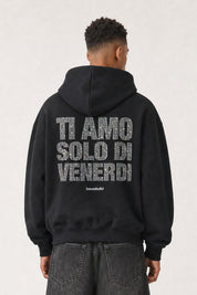 Hoodie "VIRAL EDIT" TiAmoVenerdì Black/Grillz