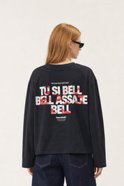 Longsleeve "VIRAL EDIT" TU SI BELL BELL Black/Kiss
