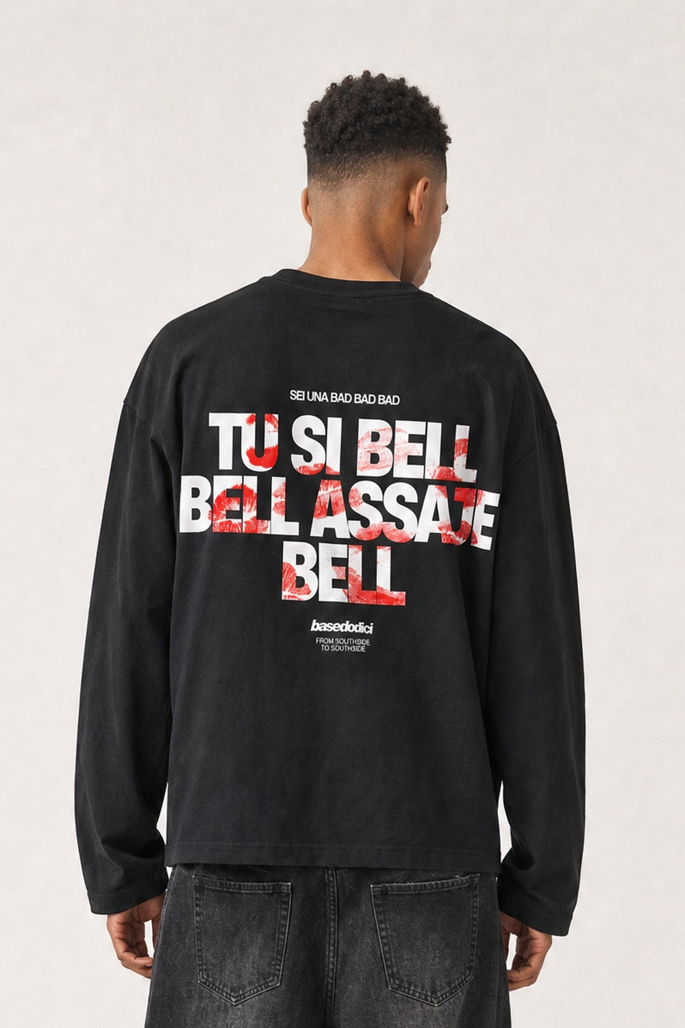 Longsleeve "VIRAL EDIT" TU SI BELL BELL Black/Kiss