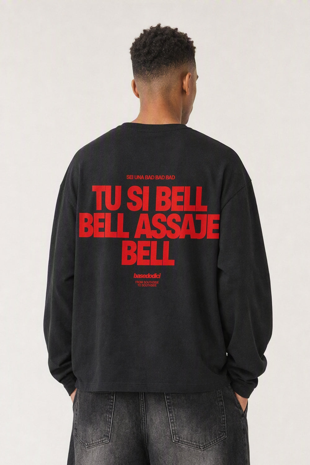 Longsleeve "VIRAL EDIT" TU SI BELL BELL Black/Red