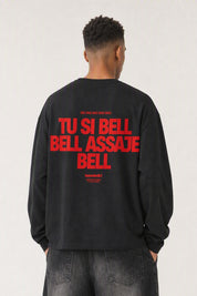 Longsleeve "VIRAL EDIT" TU SI BELL BELL Black/Red
