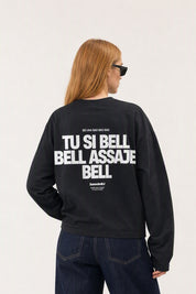 Longsleeve "VIRAL EDIT" TU SI BELL BELL Black/White
