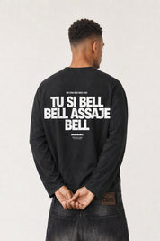 Longsleeve "VIRAL EDIT" TU SI BELL BELL Black/White