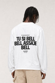 Longsleeve "VIRAL EDIT" TU SI BELL BELL White/Black
