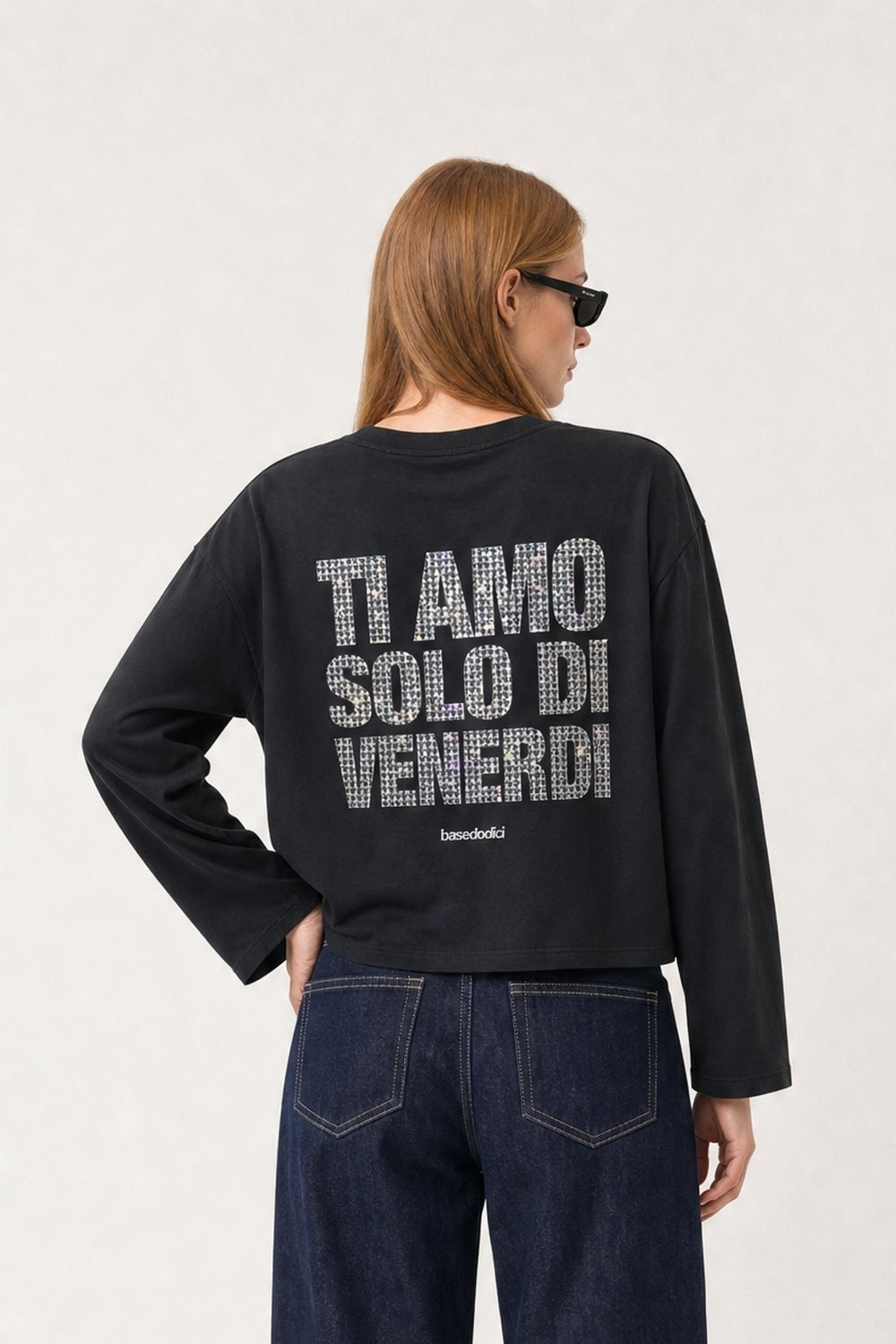 Longsleeve "VIRAL EDIT" TiAmoVenerdì Black/Grillz