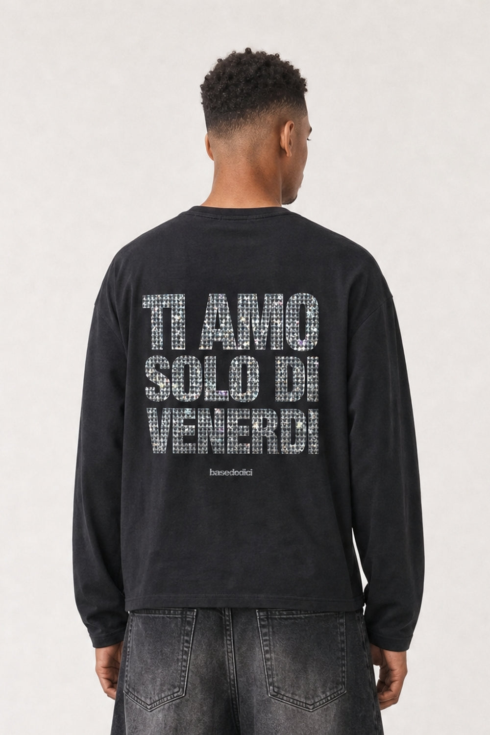 Longsleeve "VIRAL EDIT" TiAmoVenerdì Black/Grillz
