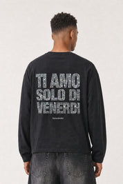 Longsleeve "VIRAL EDIT" TiAmoVenerdì Black/Grillz