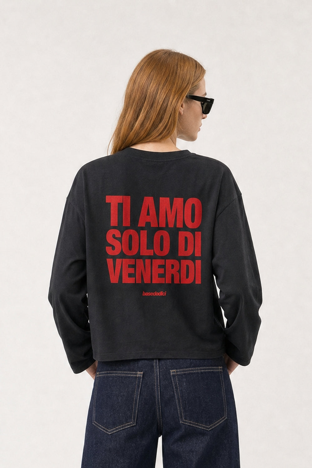 Longsleeve "VIRAL EDIT" TiAmoVenerdì Black/Red