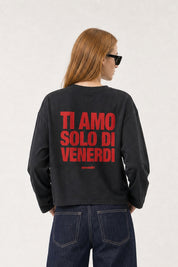Longsleeve "VIRAL EDIT" TiAmoVenerdì Black/Red