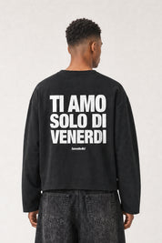Longsleeve "VIRAL EDIT" TiAmoVenerdì Black/White