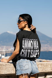 Tank "AMMO COUTURE" CHI'T'SAP Black/Grillz