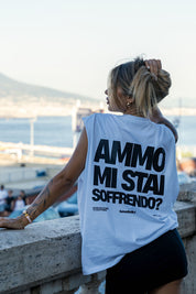 Tank "AMMO COUTURE" MiStaiSoffrendo White/Black