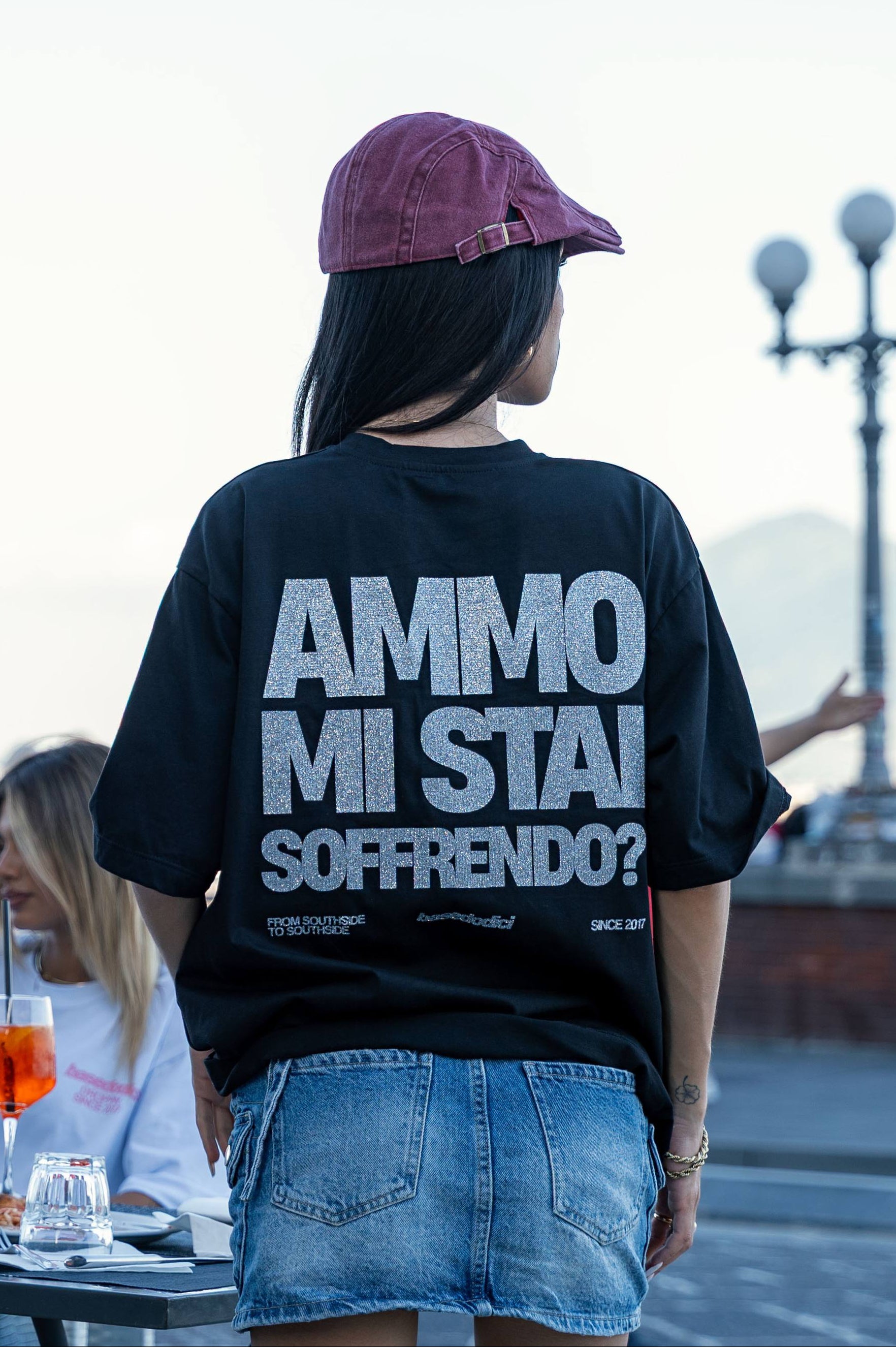T-Shirt "AMMO" MiStaiSoffrendo Black/Glitter
