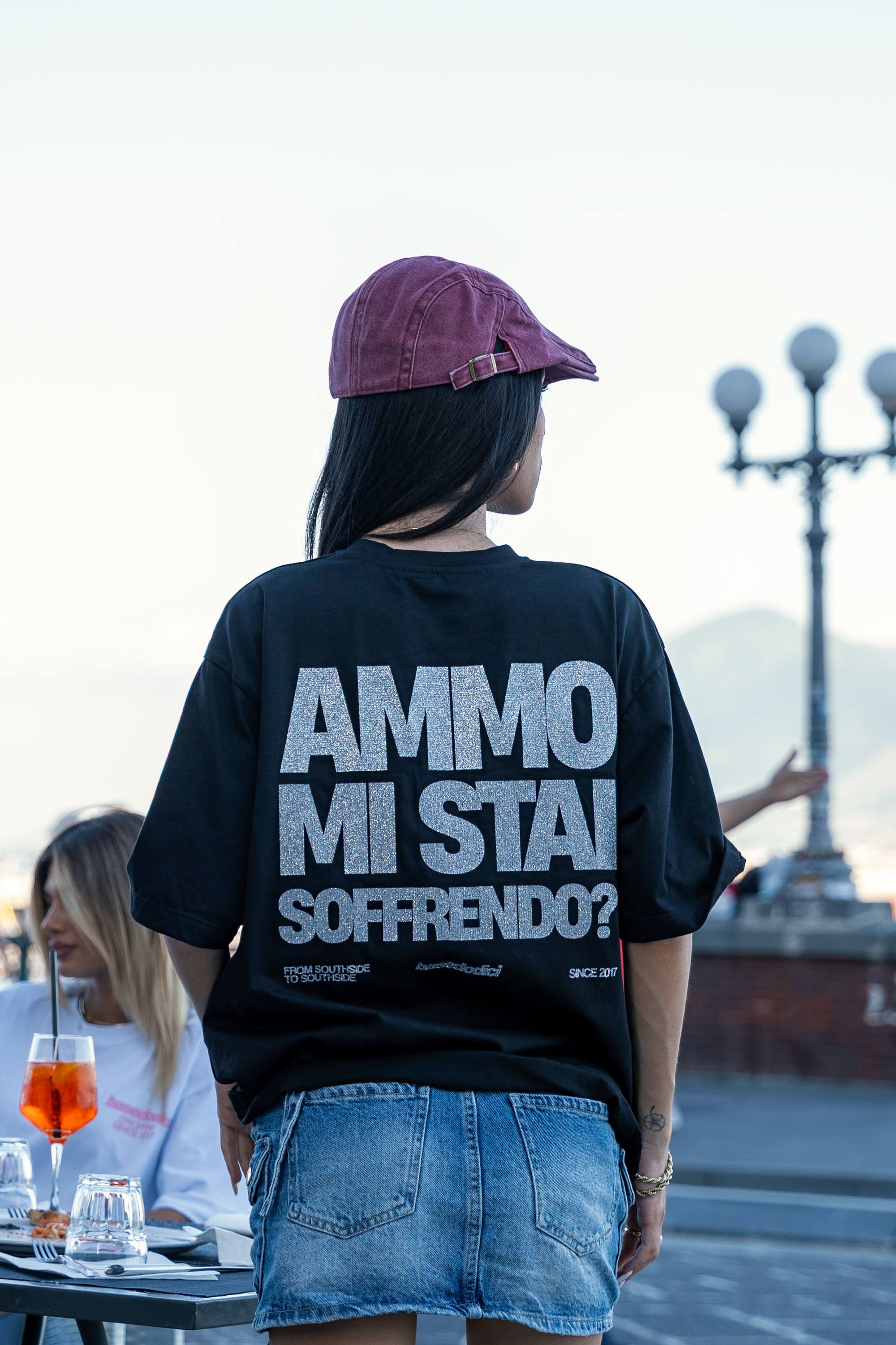 T-Shirt "AMMO COUTURE" MiStaiSoffrendo Black/Glitter