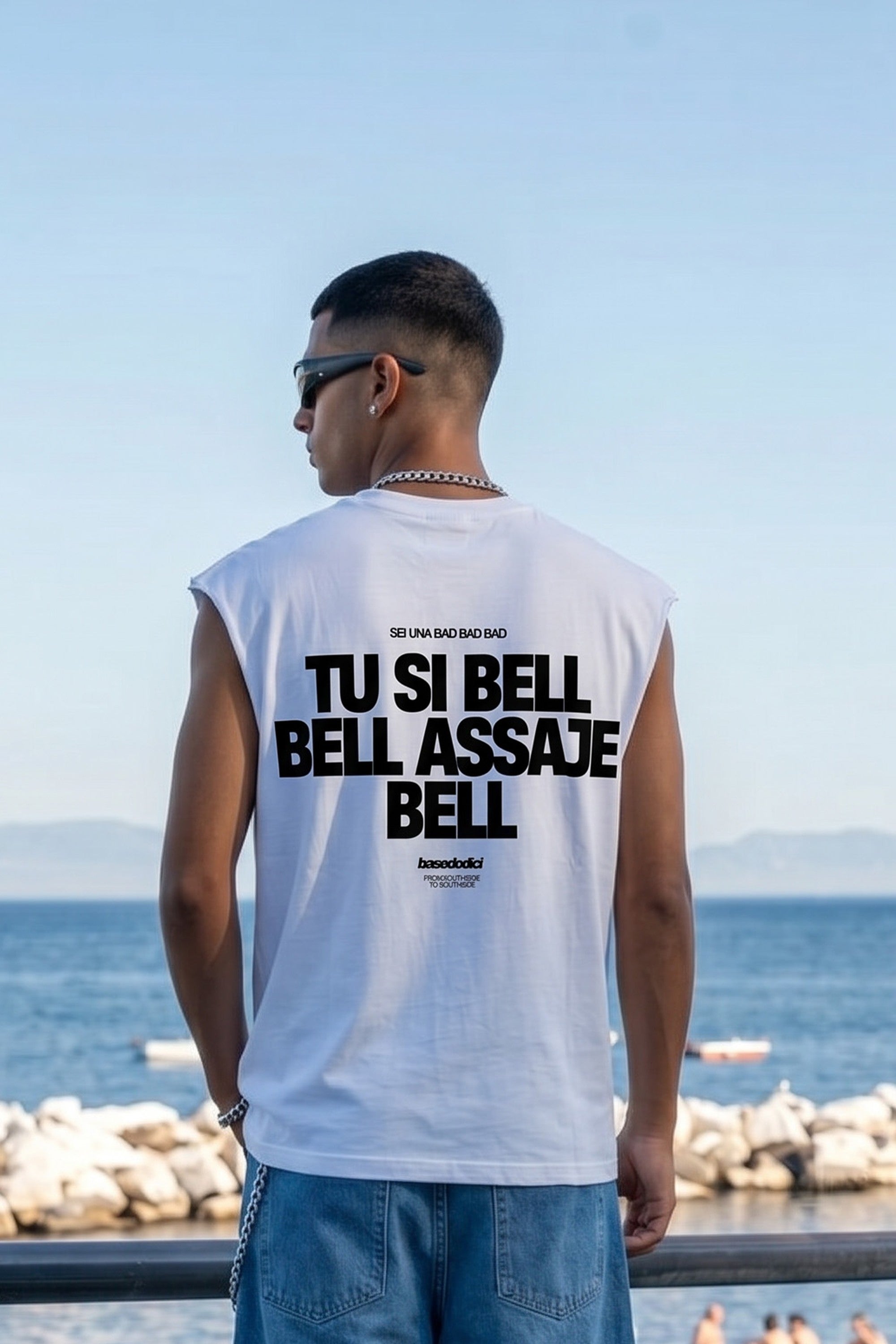 Tank "AMMO COUTURE" TU SI BELL BELL White/Black