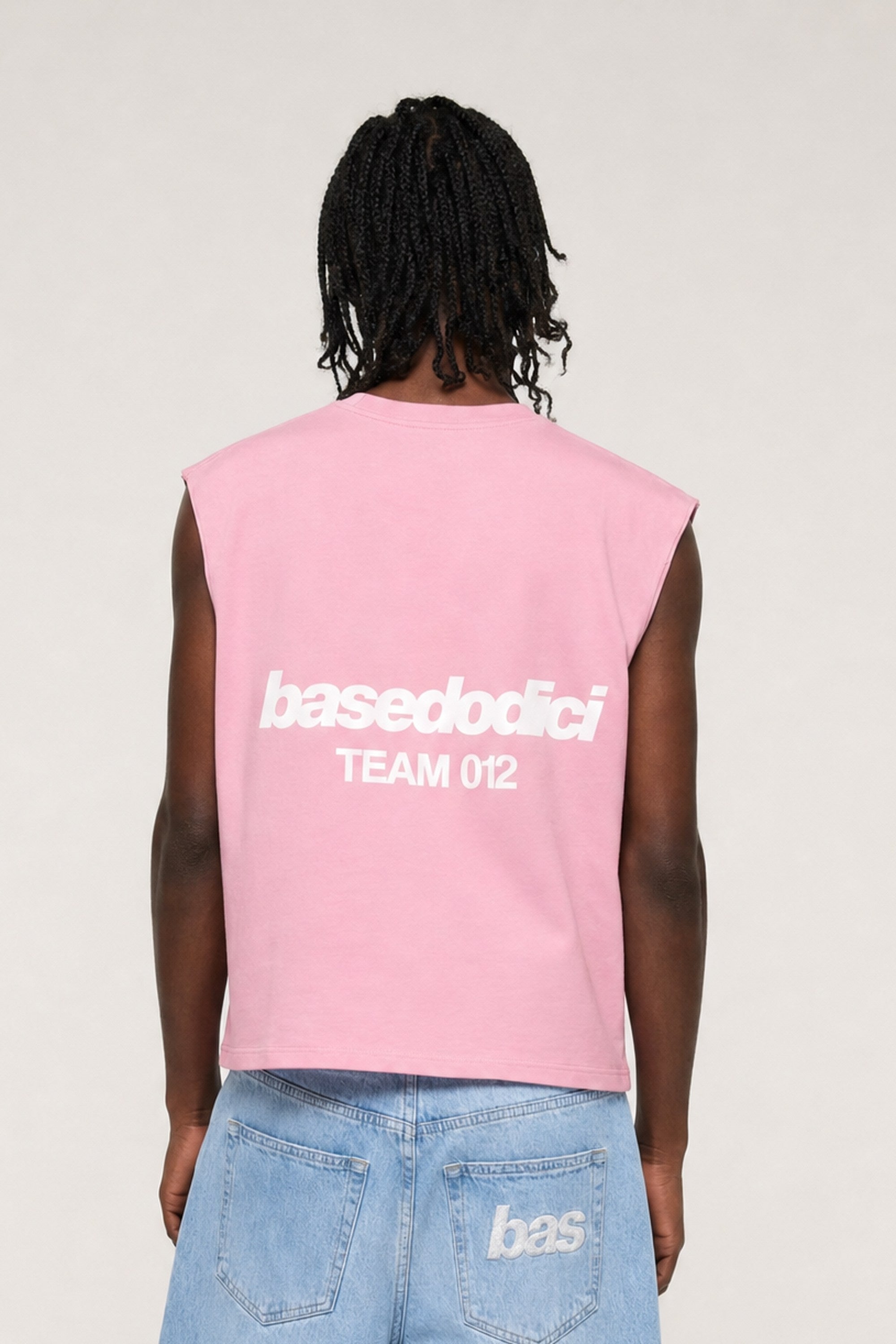 Tank "TEAM012" BackLogo Pink