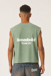 Tank "TEAM012" BackLogo Green
