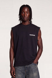 Tank "4PLAYERS" Back 12 Black/CamoBlue
