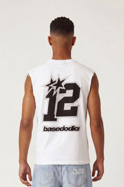 Tank "4PLAYERS" Back 12 White/GrillzBlack