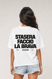 T-Shirt "COPY&PASTE" FaccioLaBrava White/Black